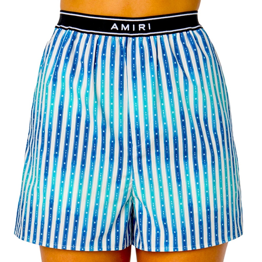 Amiri logo branded boxer shorts